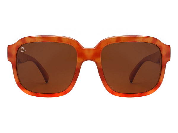 Sunglasses Polarised 'Pedro' Honey Tortoiseshell