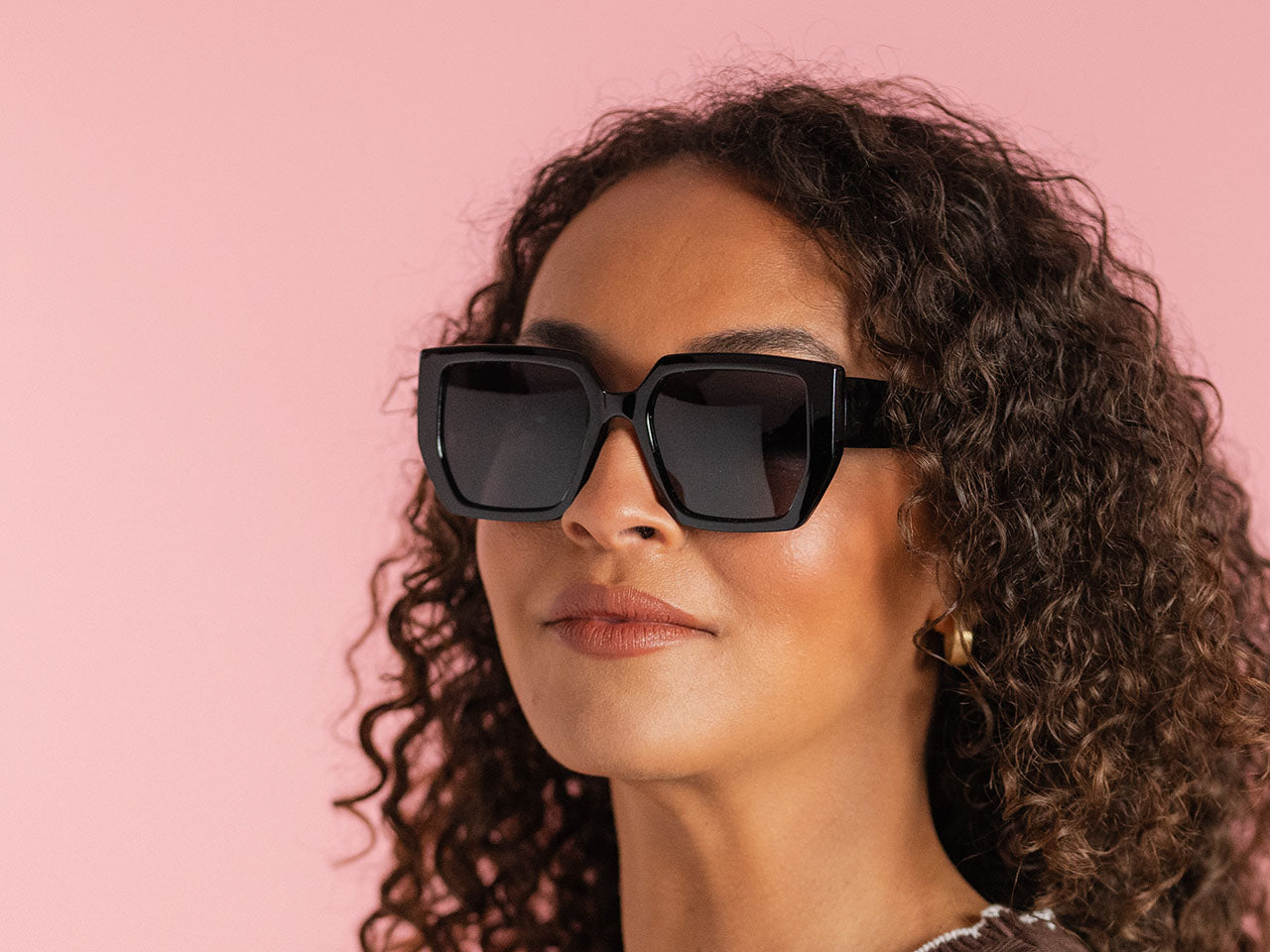 Sunglasses Polarised 'Darcie' Black