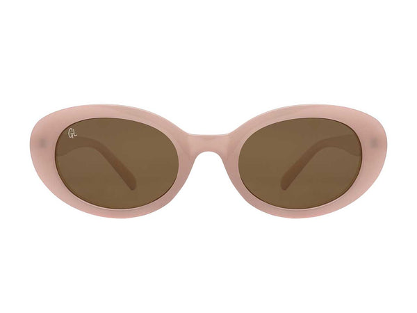 Sunglasses Polarised 'Hepburn' Blush Pink