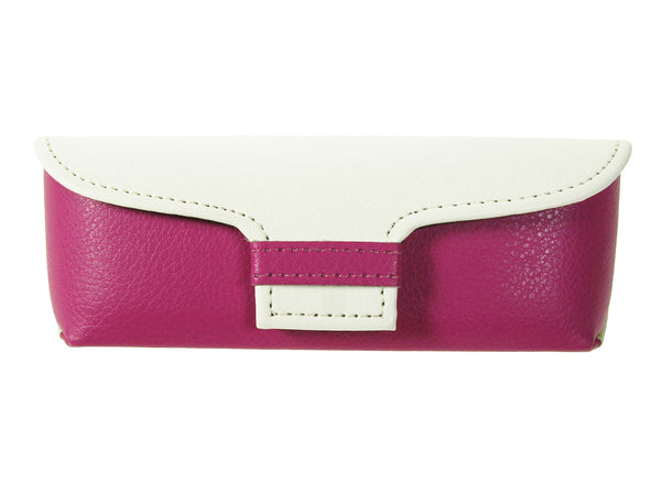 Glasses Case 'Two Tone' Pink/White