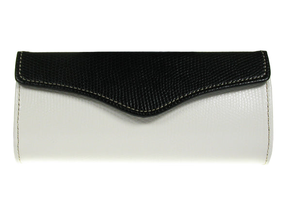 Glasses Case 'Purse Two-Tone' Black/White