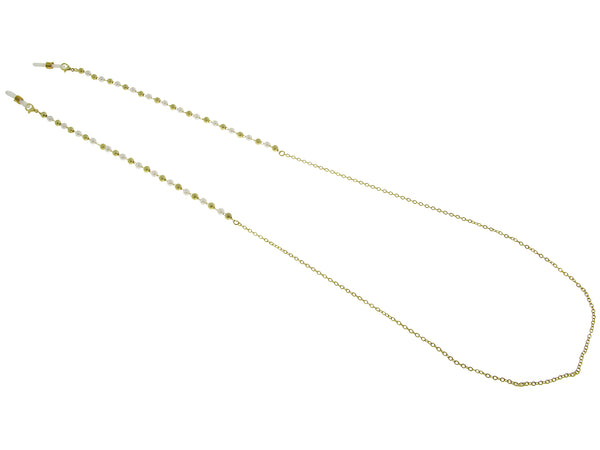 Glasses Chain 'Gold Ball Pearl'