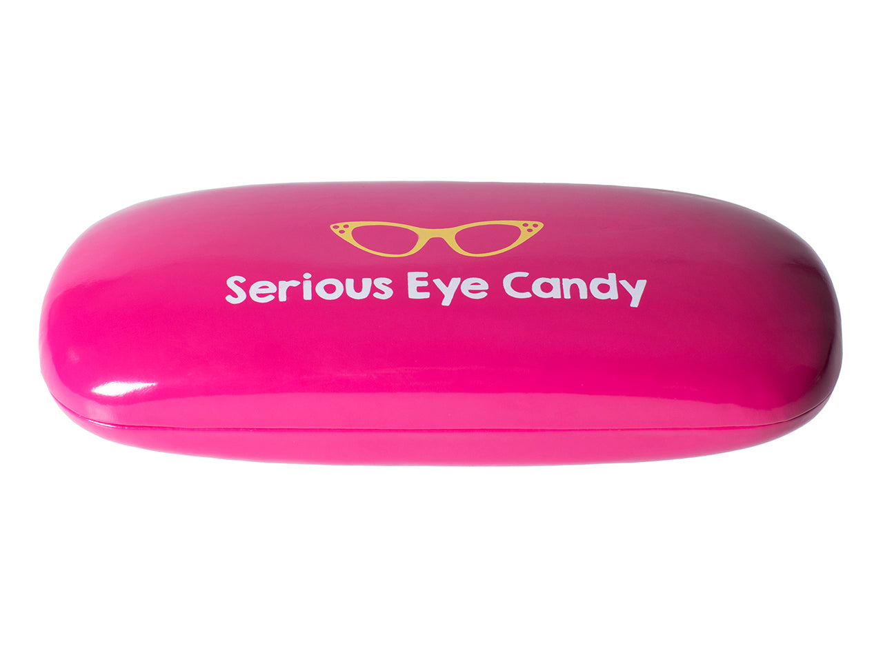 Glasses Case 'Bright Slogan' Pink Goodlookers - Main Image