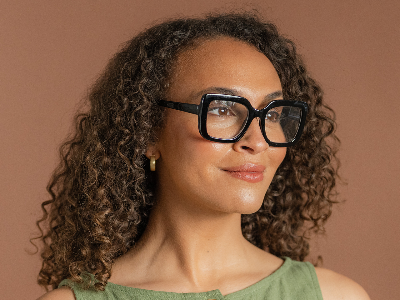 Blue Light Zero Glasses 'Charli' Black