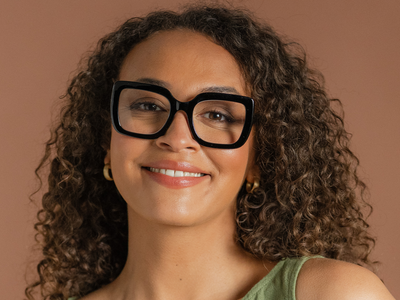 Blue Light Zero Glasses 'Charli' Black
