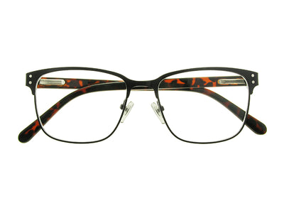Reading Glasses 'Freddie' Black/Tortoiseshell