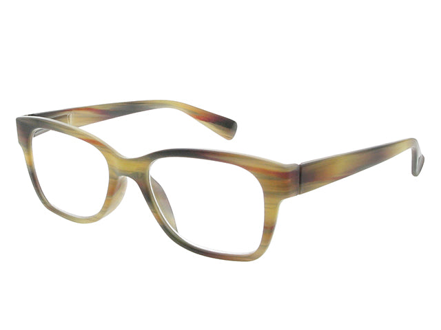Reading Glasses 'West' Brown Stripe