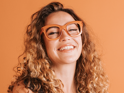 Reading Glasses 'Encore' Muted Orange