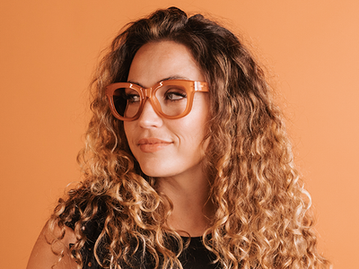 Reading Glasses 'Encore' Muted Orange