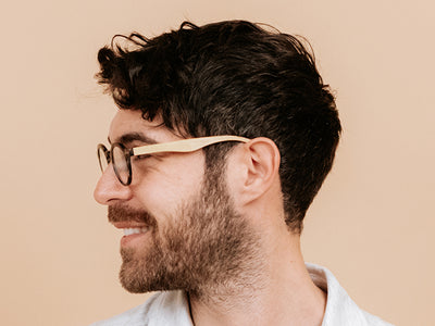 Natural Bamboo Readers 'Clarke' Tortoiseshell