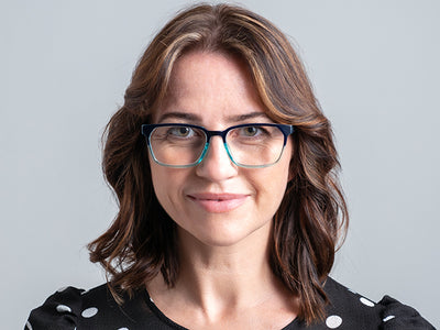 Reading Glasses 'Joey' Blue
