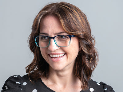 Reading Glasses 'Joey' Blue