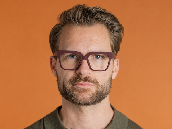 Reading Glasses 'Blake' Burgundy