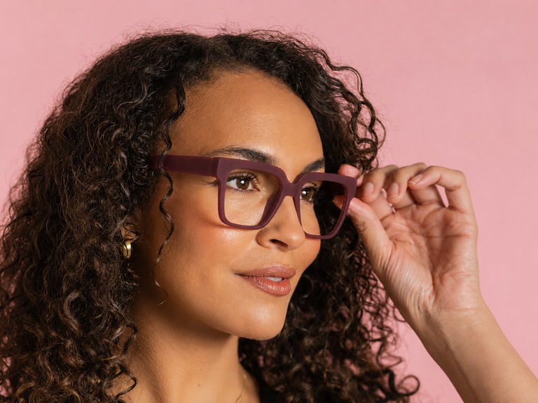 Reading Glasses 'Blake' Burgundy