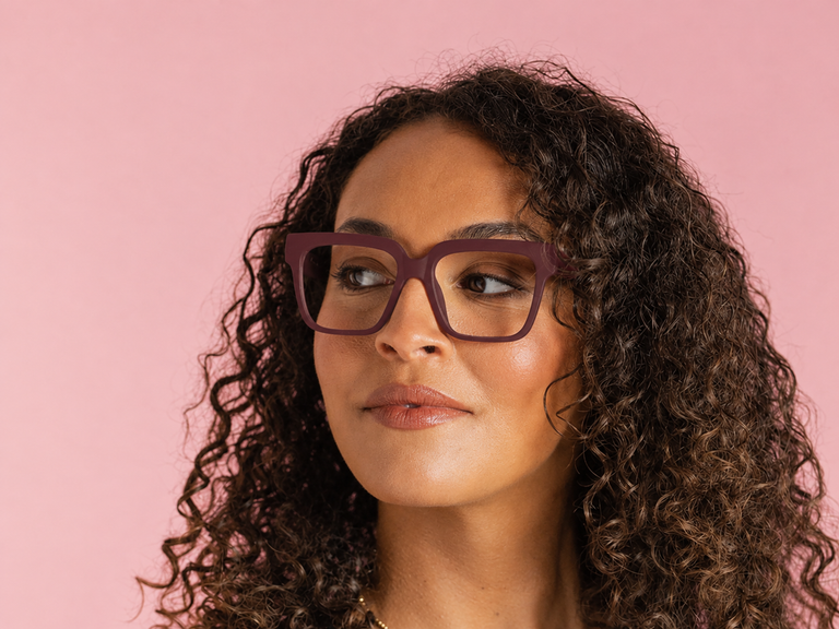 Reading Glasses 'Blake' Burgundy