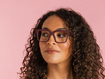 Reading Glasses 'Blake' Burgundy