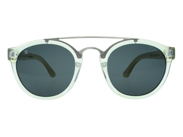Sunglasses Polarised 'Tokyo' Transparent/Bamboo
