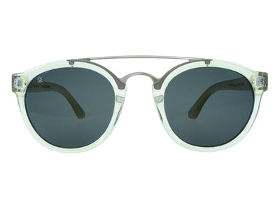 Sunglasses Polarised 'Tokyo' Transparent/Bamboo