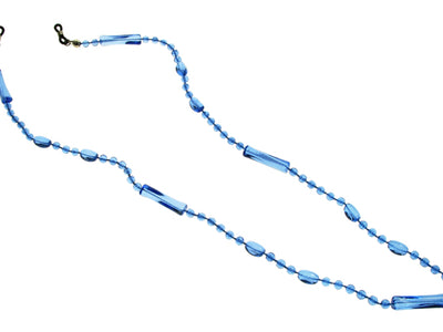 Glasses Chain 'Translucent Bead' Blue