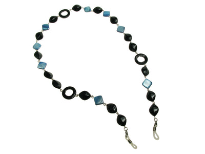 Natural Shell Square/Circle Black