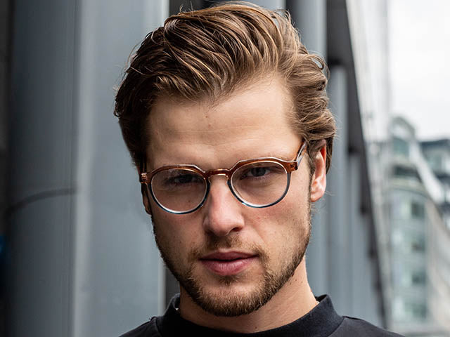 Reading Glasses 'South Bank' Brown/Blue