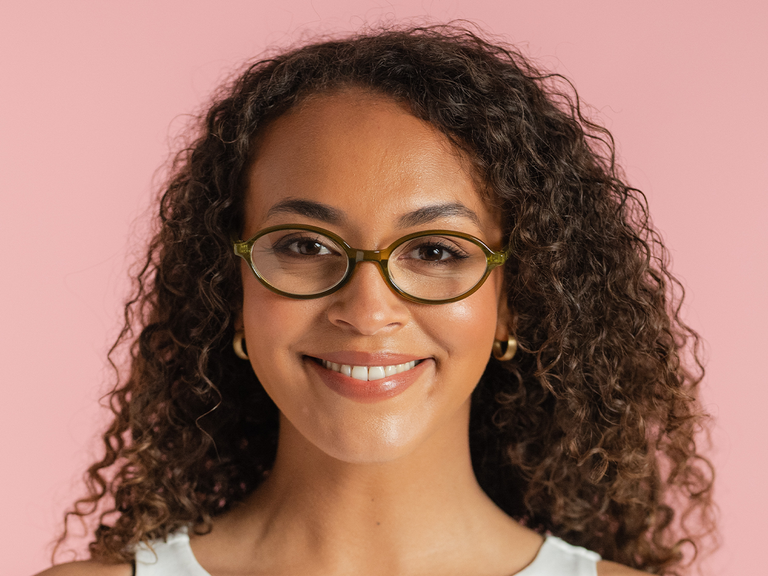 Blue Light Zero Glasses 'Mimi' Olive