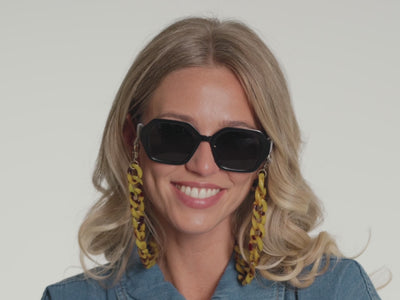 Glasses Chain 'Flat Chunky' Mustard