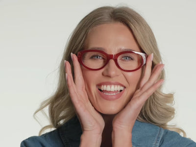 Blue Light Zero Glasses 'Elle' Rust