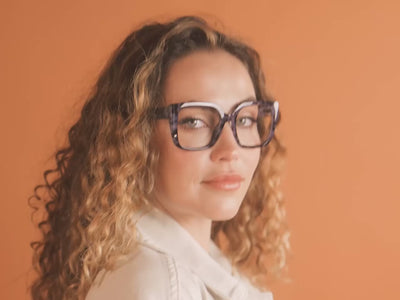 Reading Glasses 'Deirdre' Blue Tortoiseshell