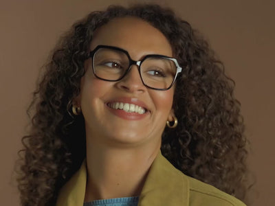 Reading Glasses 'Athena' Black