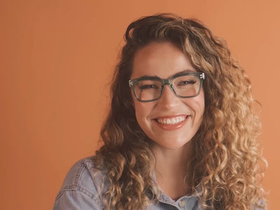 Reading Glasses 'Weybridge' Transparent Blue