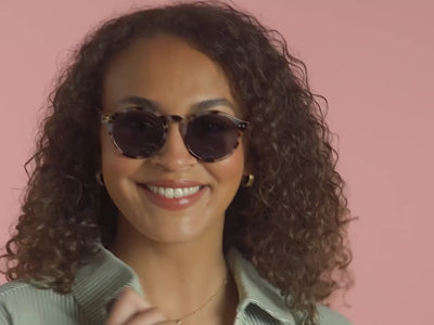 Sunglasses Polarised 'Robbie' White Tortoiseshell