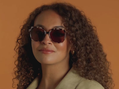 Reading Sunglasses 'Athena' White Tortoiseshell