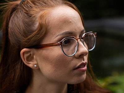 Reading Glasses 'South Bank' Brown/Blue