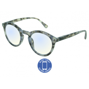 Blue Light Non-Prescription Glasses 'Embankment' Grey Tortoiseshell