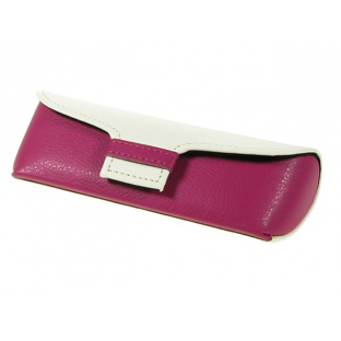 Glasses Case 'Two Tone' Pink/White