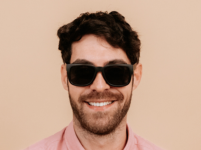 Sunglasses Polarised 'Jonas' Matt Black