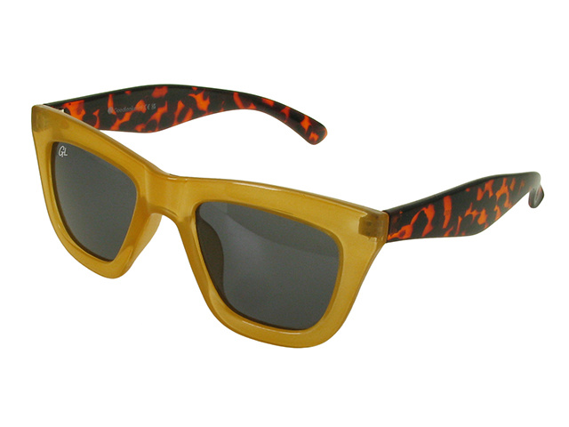 Sunglasses Polarised 'Mabel' Mustard/Tortoiseshell