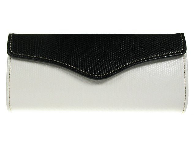 Purse Two Tone White Front