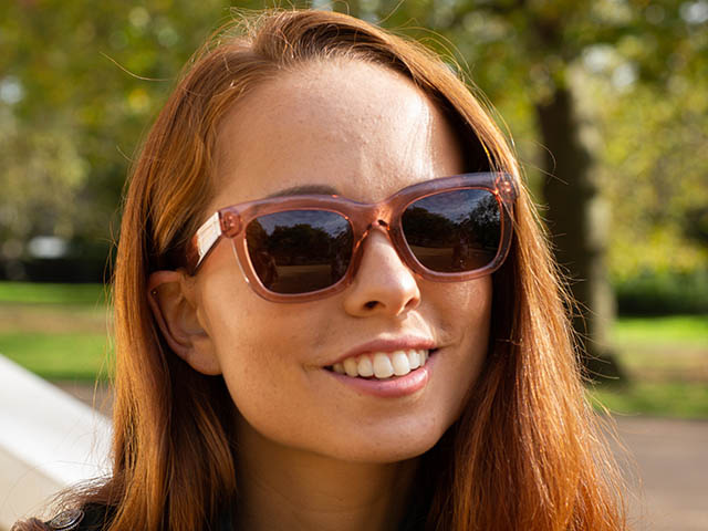 Rectangular sunglasses in brown acetate | GUCCI® UK-lmd.edu.vn