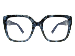 Reading Glasses 'Deirdre' Blue Tortoiseshell