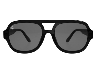 Sunglasses Polarised 'McQueen' Shiny Black