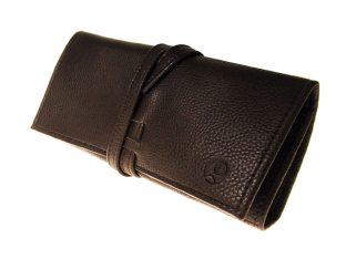 Glasses Case 'Tassle' with Cloth and Screwdriver Brown