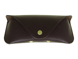 Glasses Case 'Eco-Leather' Chocolate Brown