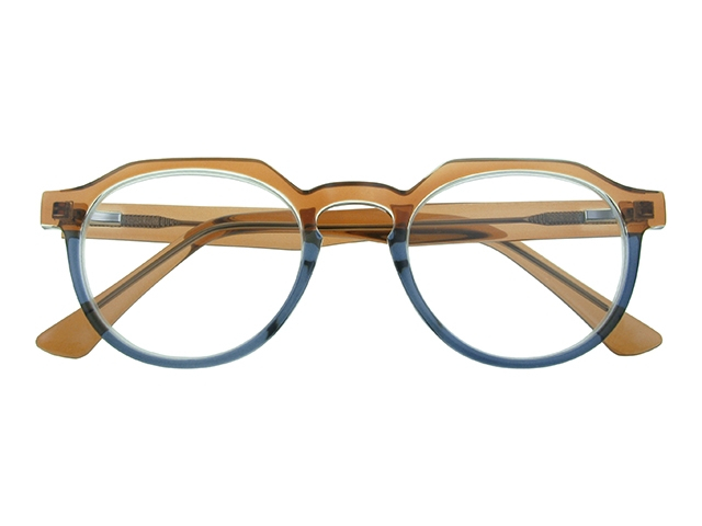 Reading Glasses 'South Bank' Brown/Blue