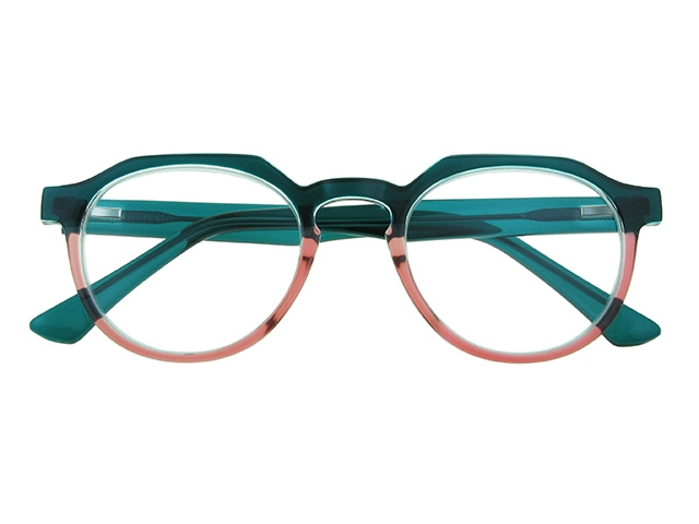 Reading Glasses 'South Bank' Turquoise/Pink