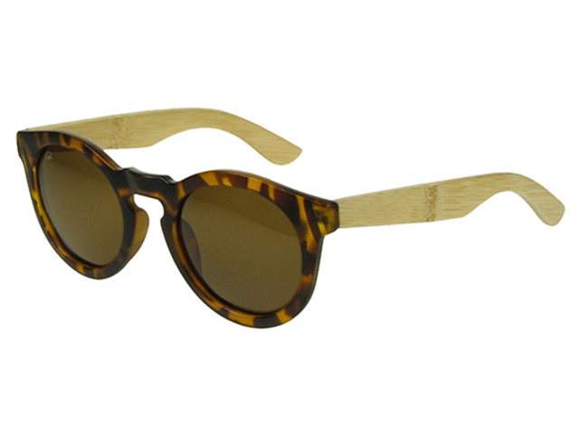 Sunglasses Polarised 'Kennedy' Tortoiseshell/Bamboo