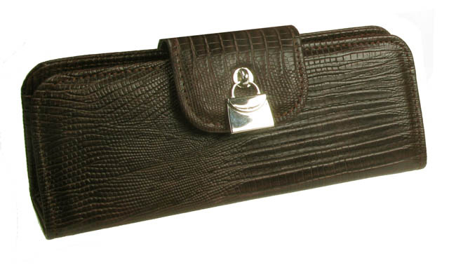 Glasses Case 'Handbag Design' Brown