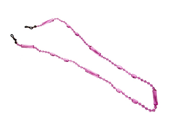 Glasses Chain 'Translucent Bead' Purple