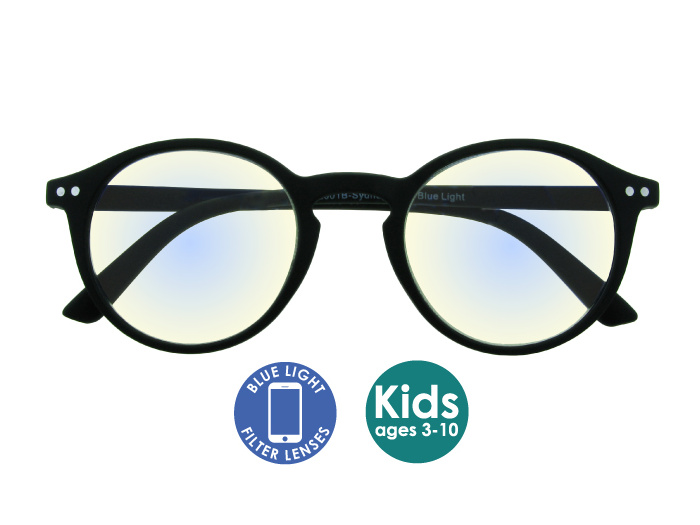 Blue Light Non-Prescription Glasses 'Sydney Kids' Black